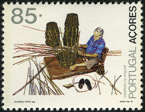 Acores - 1992 - Oficios Tradicionais Cesteiro - 85Esc