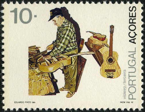 Acores - 1992 - Oficios Tradicionais Violeiro - 10Esc