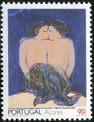 Acores - 1993 - Europa CEPT Arte Contemporanea - 90Esc