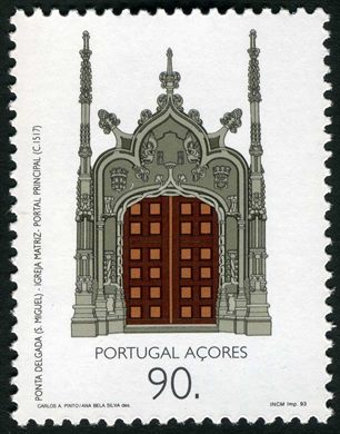 Acores - 1993 - Arquitectura Tempo Descobrimentos - 90Esc