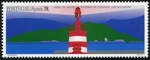 Acores - 1996 - Farois Farol do Molhe de Ponta Delgada - 78Esc