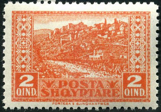 Albania - 1922 - Paisagens - Fortaleza Gjirokaster - 2Q