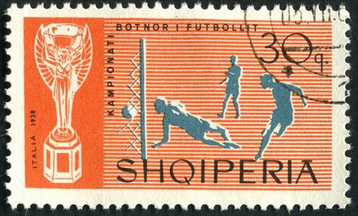 Albania - 1962 - Mundial Futebol Chile - Italia 1938 - 30Q