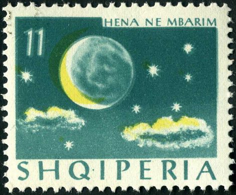 Albania - 1964 - Fases da Lua - Quarto Minguante - 11L