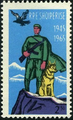 Albania - 1965 - Forcas Armadas - Soldado com Cao - 2.5L