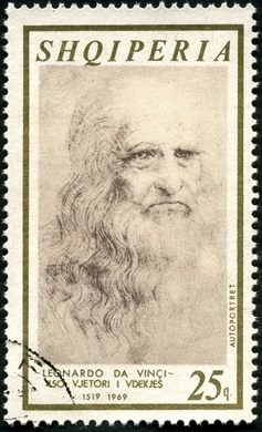 Albania - 1969 - Leonardo da Vinci 450 Anos - Autoretrato - 25Q