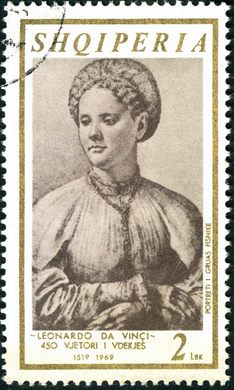 Albania - 1969 - Leonardo da Vinci 450 Anos - Mulher Nobre - 2L