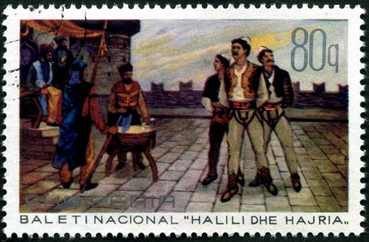 Albania - 1971 - Bale Halili e Hajria - 80Q
