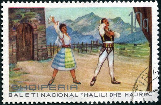Albania - 1971 - Bale Halili e Hajria - 10Q