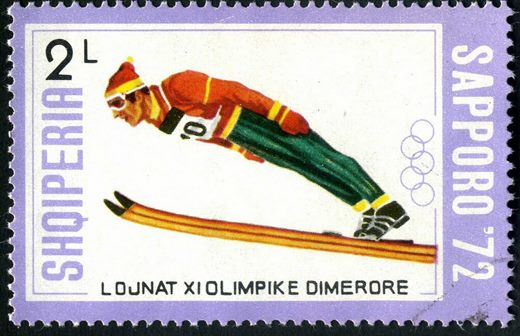 Albania - 1972 - Olimpiadas Sapporo 72 - Salto de Esqui - 2L