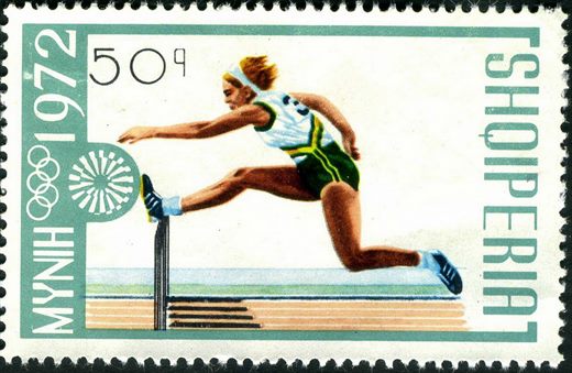 Albania - 1972 - Olimpiadas Munique 72 - Corrida de Barreiras - 50Q