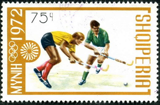 Albania - 1972 - Olimpiadas Munique 72 - Hoquei em Campo - 75Q
