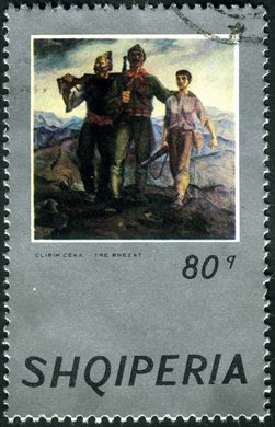 Albania - 1974 - Pinturas Albanesas - Clirim Ceka Tre Brezat - 80Q