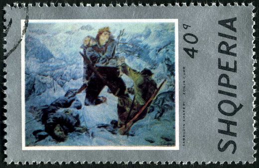 Albania - 1974 - Pinturas Albanesas - Sabaudin Xhaferi Zonja Cure - 40Q