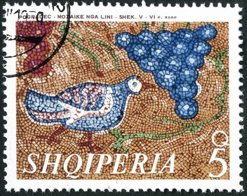 Albania - 1974 - Mosaicos Antigos - Pogradec - 5Q