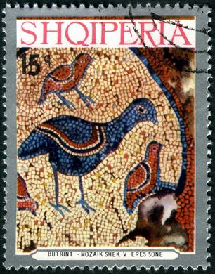 Albania - 1974 - Mosaicos Antigos - Butrint - 15Q