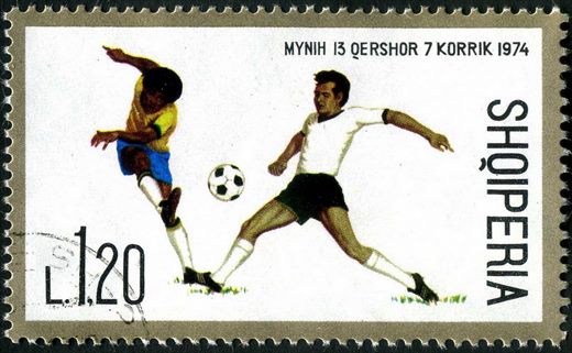 Albania - 1974 - Mundial Futebol Munique - Futebol - 1.20L