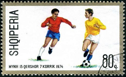 Albania - 1974 - Mundial Futebol Munique - Futebol - 80Q