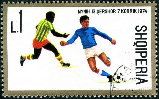 Albania - 1974 - Mundial Futebol Munique - Futebol - 1L