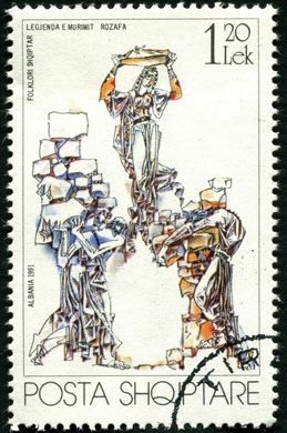 Albania - 1991 - Folclore - Lenda Rozafa - 90Q