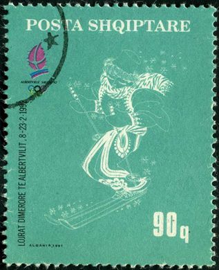 Albania - 1992 - Jogos Olimpicos Inverno Albertville - Esqui - 90Q