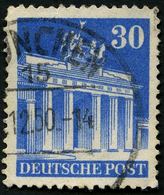 Alemanha (Bizona) - 1948 - Bauten - Brandenburger Tor - 30Pf