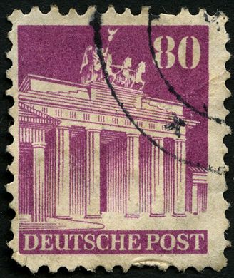 Alemanha (Bizona) - 1948 - Bauten - Brandenburger Tor - 80Pf