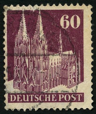 Alemanha (Bizona) - 1948 - Bauten - Koelner Dom - 60Pf