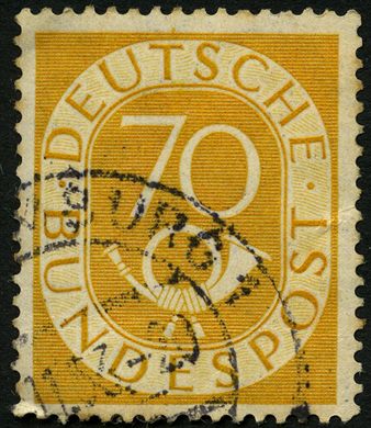 Alemanha Ocidental - 1952 - Posthorn - 70Pf