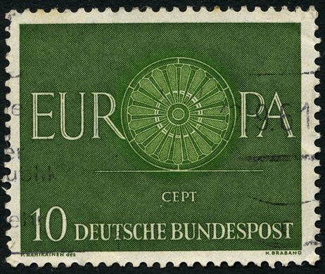 Alemanha Ocidental - 1960 - Europa CEPT - 10Pf