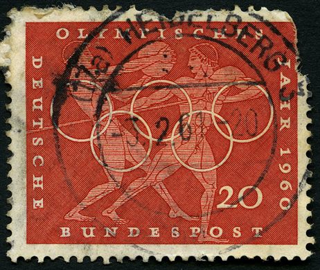 Alemanha Ocidental - 1960 - Ano Olimpico - 20Pf