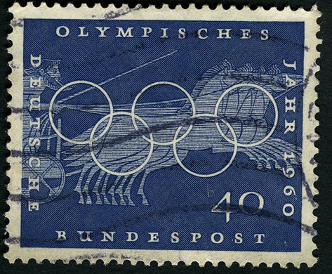 Alemanha Ocidental - 1960 - Ano Olimpico - 40Pf