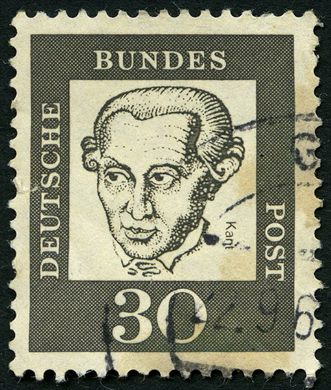 Alemanha Ocidental - 1961 - Alemaes Notaveis - Immanuel Kant - 30Pf
