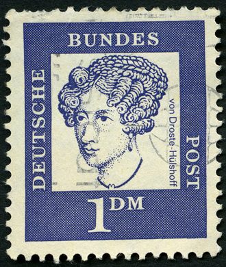Alemanha Ocidental - 1961 - Alemaes Notaveis - Droste-Hulshoff - 1DM