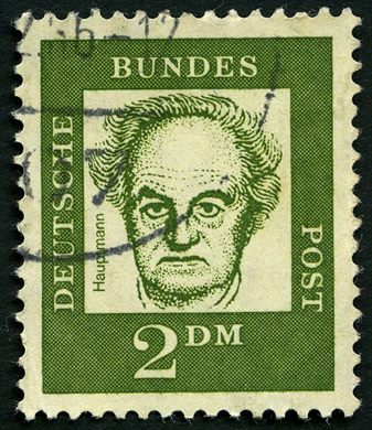 Alemanha Ocidental - 1962 - Alemaes Notaveis - Gerhart Hauptmann - 2DM