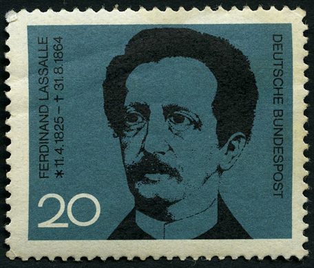 Alemanha Ocidental - 1964 - Ferdinand Lassalle - 20Pf