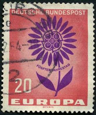Alemanha Ocidental - 1964 - Europa CEPT - 20Pf