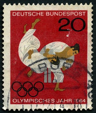 Alemanha Ocidental - 1964 - Ano Olimpico - Judo - 20Pf