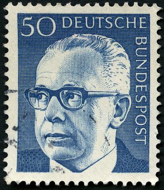 Alemanha Ocidental - 1970 - Gustav Heinemann - 50Pf