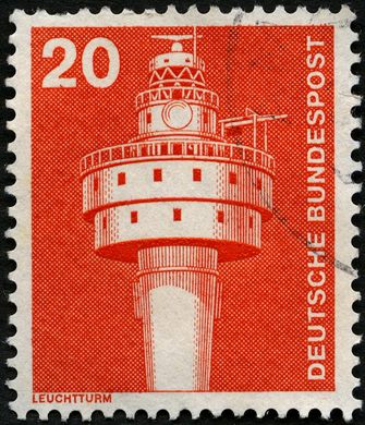 Alemanha Ocidental - 1975 - Industria e Tecnica - 20Pf