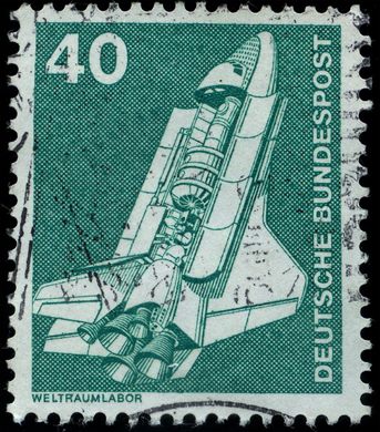 Alemanha Ocidental - 1975 - Industria e Tecnica - 40Pf