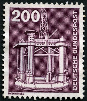 Alemanha Ocidental - 1975 - Industria e Tecnica - 200Pf
