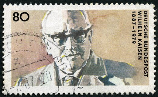 Alemanha Ocidental - 1987 - Wilhelm Kaisen - 80Pf