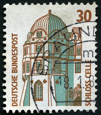 Alemanha Ocidental - 1987 - Sehenswurdigkeiten - Schloss Celle - 30Pf