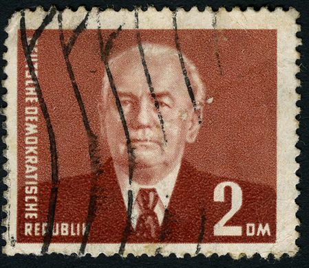 Alemanha Oriental - 1953 - Presidente Wilhelm Pieck - 2DM
