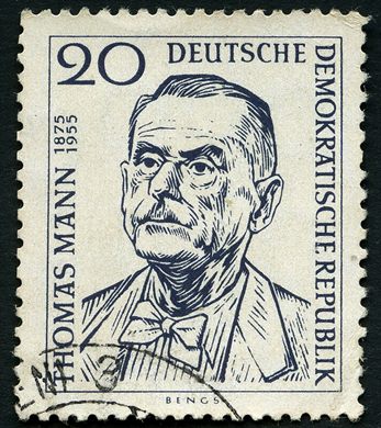 Alemanha Oriental - 1956 - Thomas Mann - 20Pf