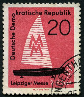 Alemanha Oriental - 1956 - Feira de Leipzig - 20Pf