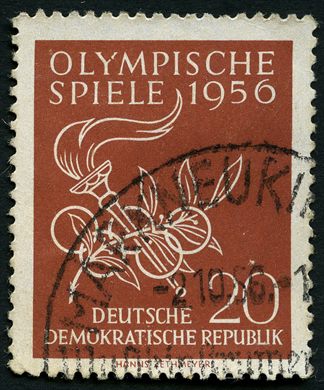 Alemanha Oriental - 1956 - Jogos Olimpicos - 20Pf