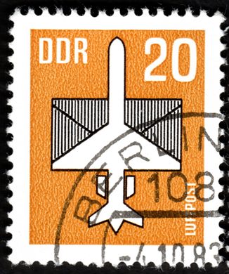 Alemanha Oriental - 1982 - Luftpost - 20Pf