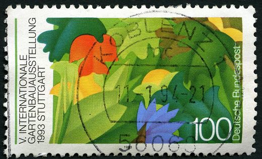 Alemanha - 1993 - V Exposicao Internacional Horticultura Estugarda - 100Pf